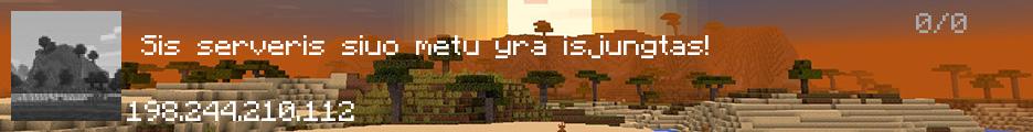 Privatus serveris 1.21 banner