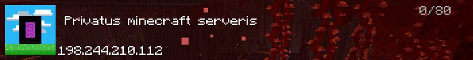 Privatus serveris 1.21 banner