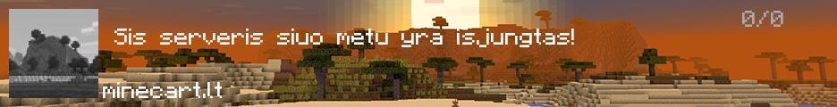 Minecart.lt 1.20.1 banner