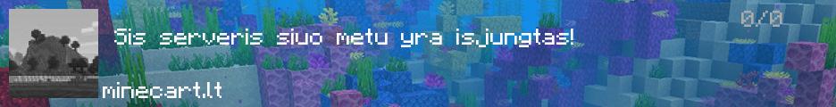 Minecart.lt 1.20.1 banner